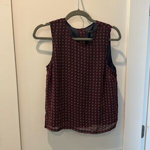 Banana republic button down sleeveless top